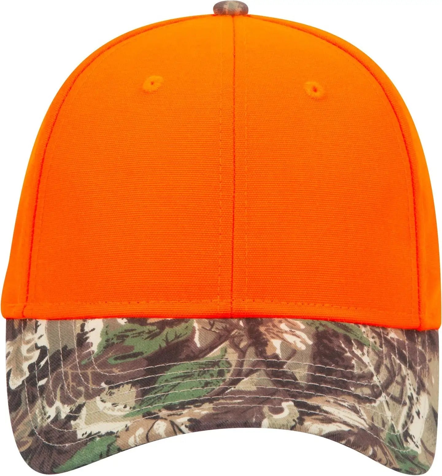 Otto 78-353 Camouflage 6 Panel Low Profile Baseball Cap - Lt.lod/brn/kly/n.org - 1/2’’ - 7 5/8’’