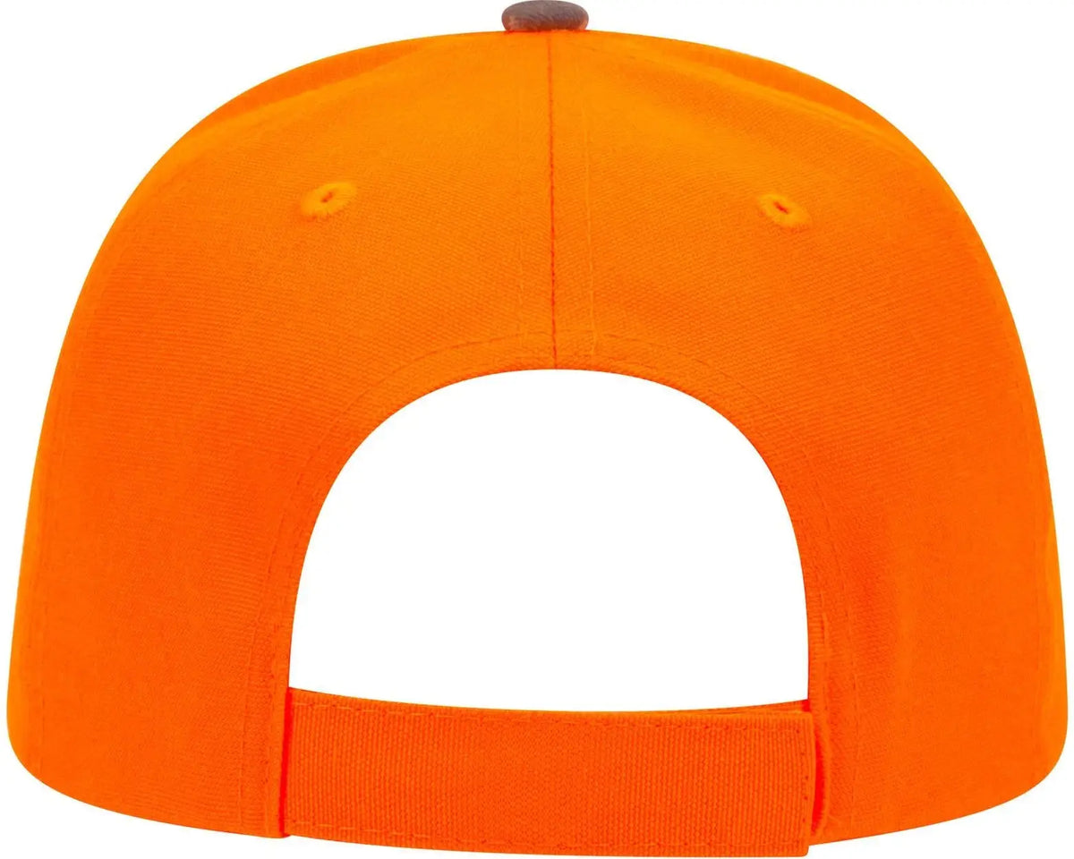Otto 78-353 Camouflage 6 Panel Low Profile Baseball Cap - Lt.lod/brn/kly/n.org - 1/2’’ - 7 5/8’’