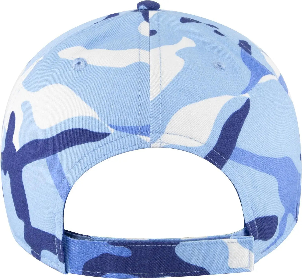 Otto 78-353 Camouflage 6 Panel Low Profile Baseball Cap - Aqua/lk Blu - 1/2’’ - 7 5/8’’