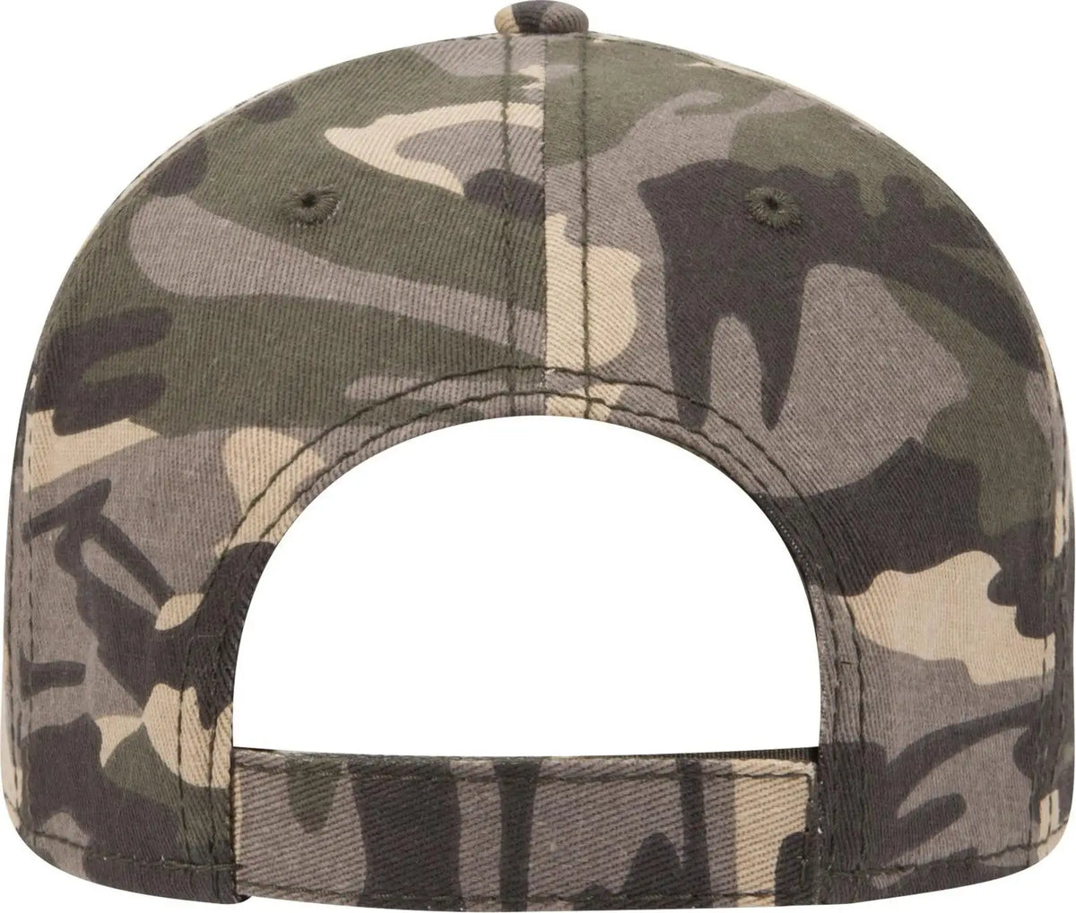 Otto 78-353 Camouflage 6 Panel Low Profile Baseball Cap - Camo 010 - 1/2’’ - 7 5/8’’