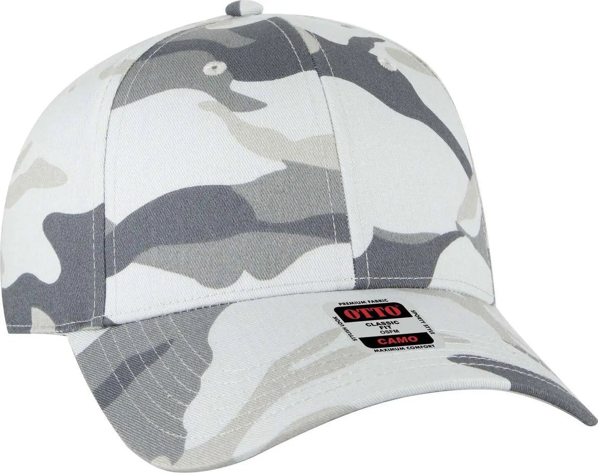 Otto 78-353 Camouflage 6 Panel Low Profile Baseball Cap - St Gry/gry - 1/2’’ - 7 5/8’’