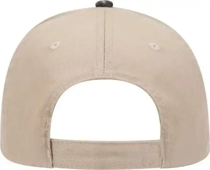 Otto 78-754 Camouflage 6 Panel Low Profile Baseball Cap - Light Loden Brown Kelly Khaki - Olive / one Size Fits Most