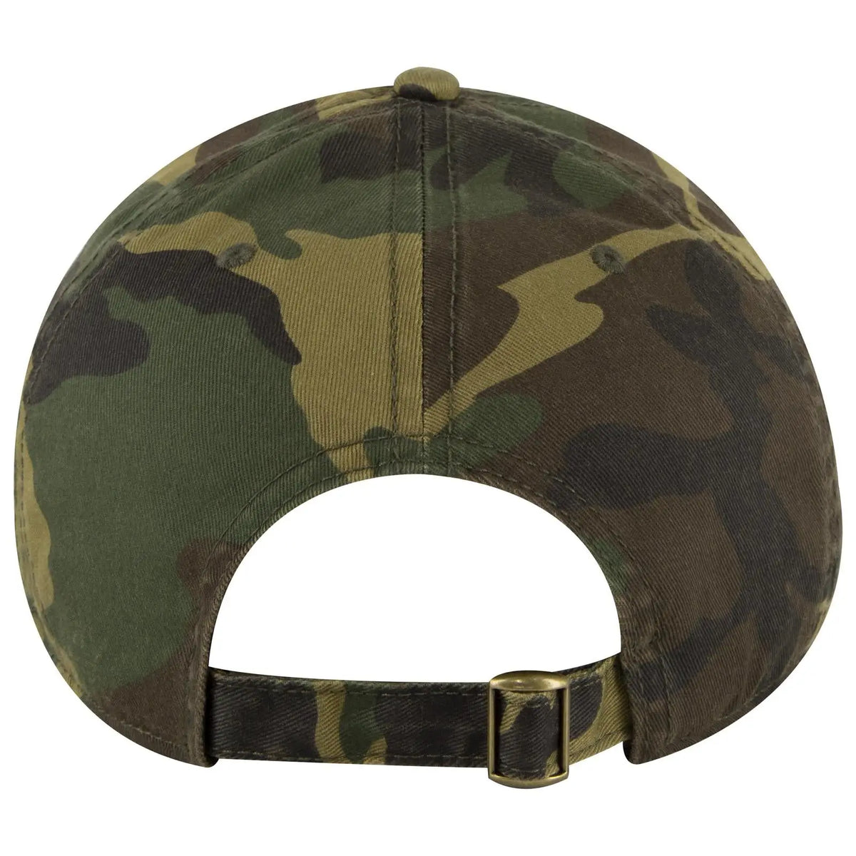 Otto 80-1180 6 Panel Low Profile U.s. Flag Cap - Dk.grn/brn - 7 3/8’’ - 5/8’’