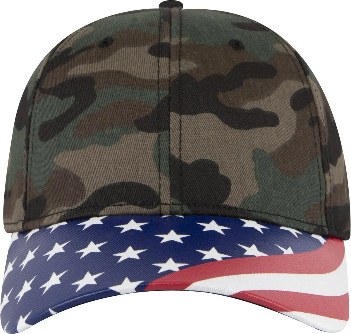 Otto 80-1327 6 Panel Low Profile Baseball Cap - Camo 004 - 1/2’’ - 7 5/8’’