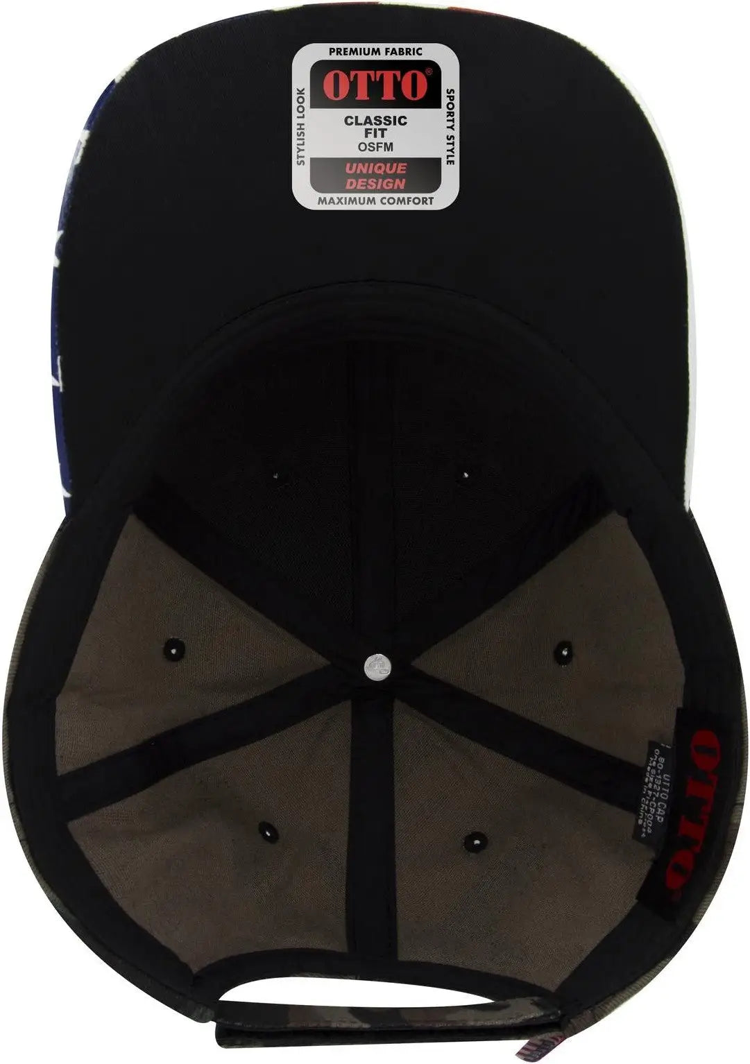 Otto 80-1327 6 Panel Low Profile Baseball Cap - Camo 004 - 1/2’’ - 7 5/8’’