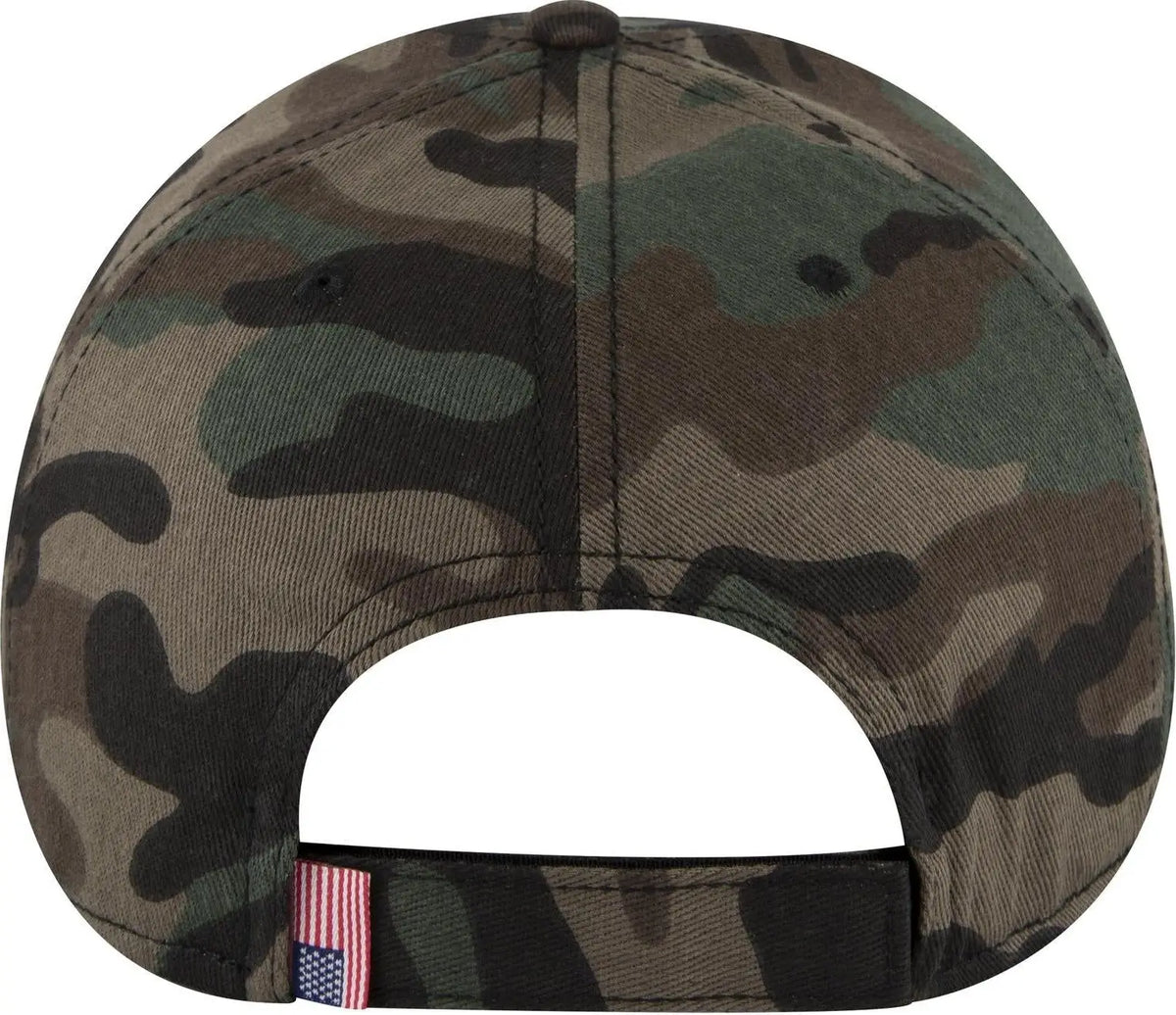 Otto 80-1327 6 Panel Low Profile Baseball Cap - Camo 004 - 1/2’’ - 7 5/8’’