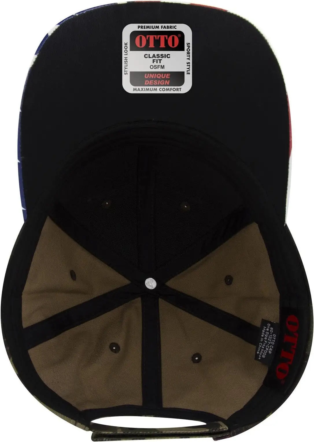 Otto 80-1327 6 Panel Low Profile Baseball Cap - Camo 008 - 1/2’’ - 7 5/8’’