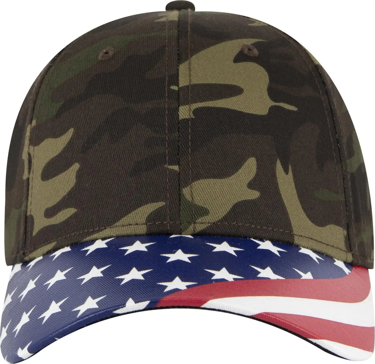 Otto 80-1327 6 Panel Low Profile Baseball Cap - Camo 008 - 1/2’’ - 7 5/8’’