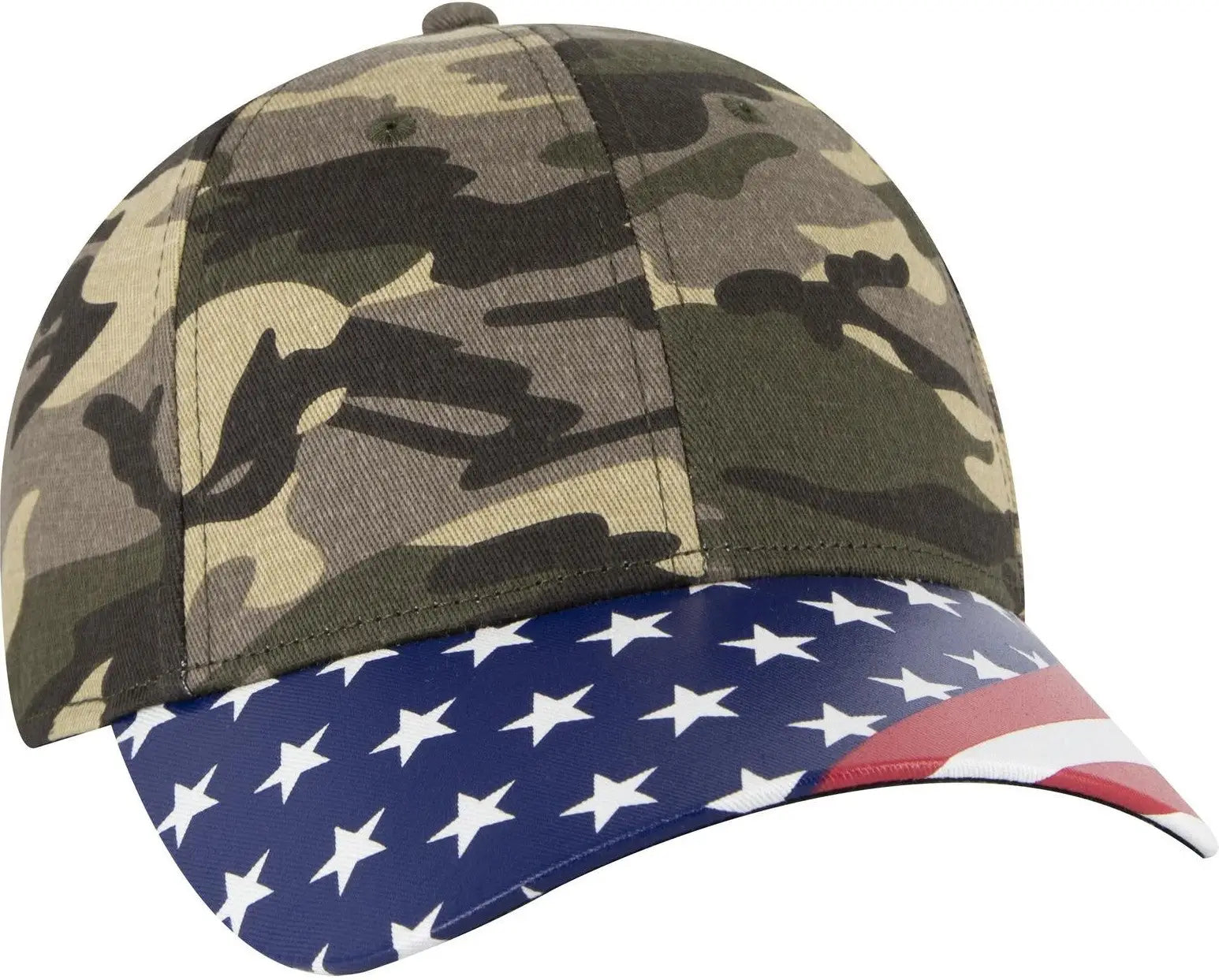 Otto 80-1327 6 Panel Low Profile Baseball Cap - Camo 010