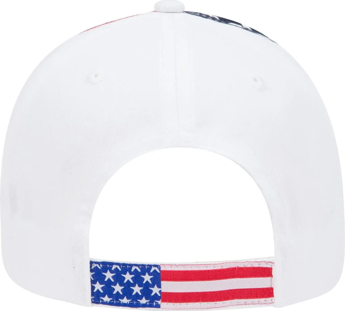 Otto 80-1327 6 Panel Low Profile Baseball Cap - White - 1/2’’ - 7 5/8’’
