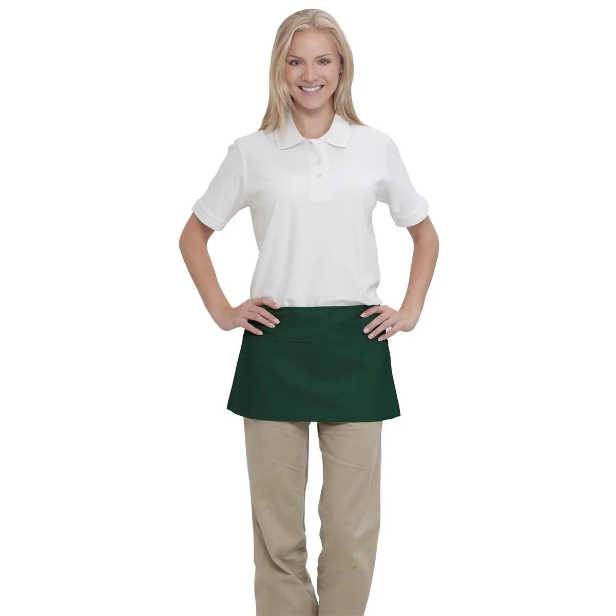 Otto 801-401 3 Pocket Waist Apron - Dk. Green - Osfm