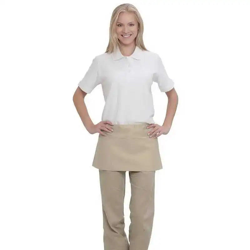 Otto 801-401 3 Pocket Waist Apron - Khaki - one Size Fits Most