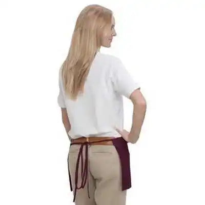 Otto 801-401 3 Pocket Waist Apron - Maroon - one Size Fits Most