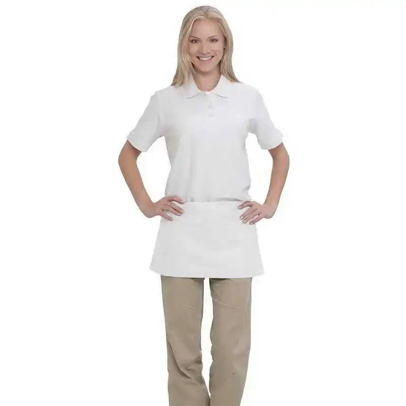 Otto 801-401 3 Pocket Waist Apron - White - one Size Fits Most