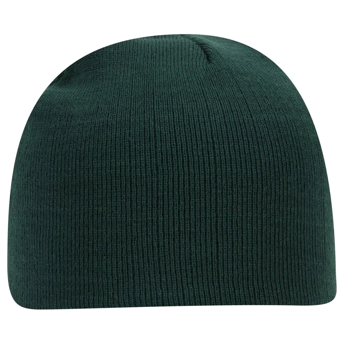 Otto 82-1010 8’’ Classic Knit Beanie - Dk. Green - 7 3/8’’ - 5/8’’
