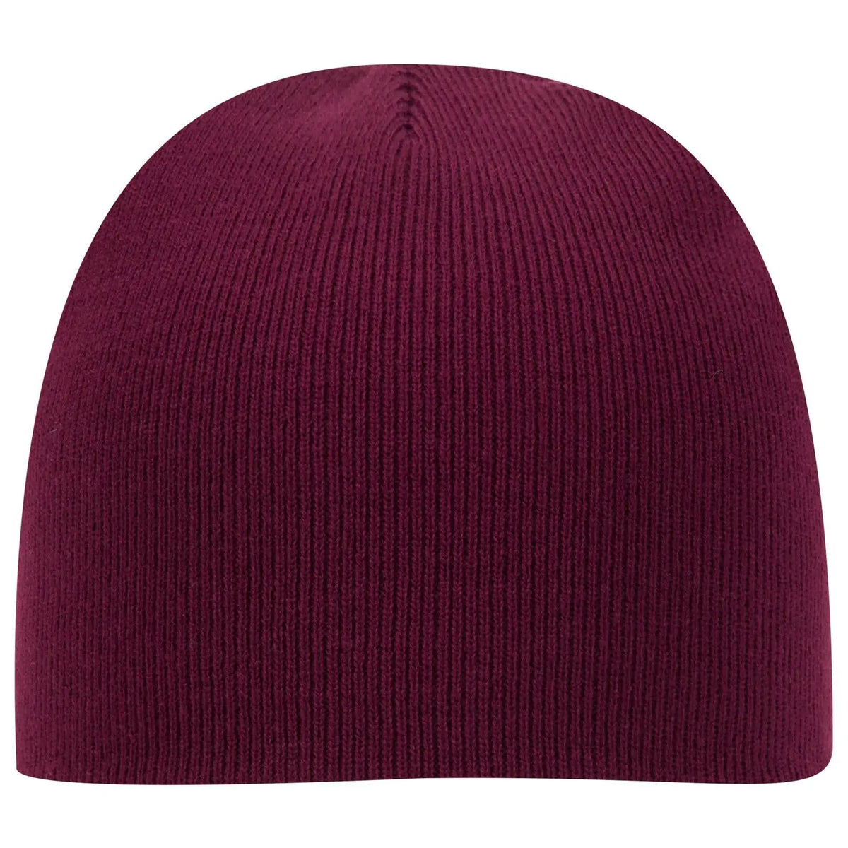 Otto 82-1010 8’’ Classic Knit Beanie - Maroon - 7 3/8’’ - 5/8’’