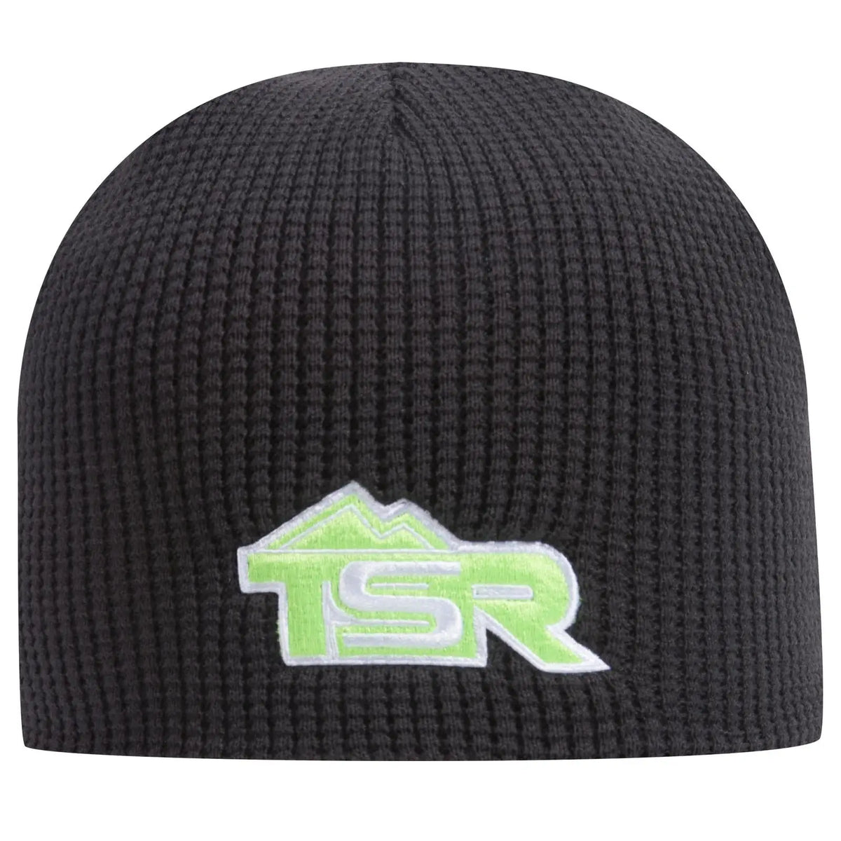 Otto 82-1068 8’’ Waffle Rib Knit Beanie - Char. Gray - 7 3/8’’ - 5/8’’