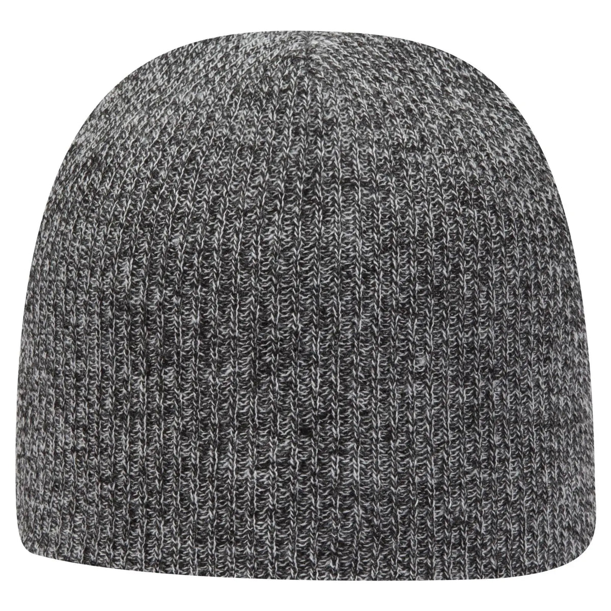 Otto 82-1173 9 1/2’’ Premium Rib Knit Beanie - Blk/wht