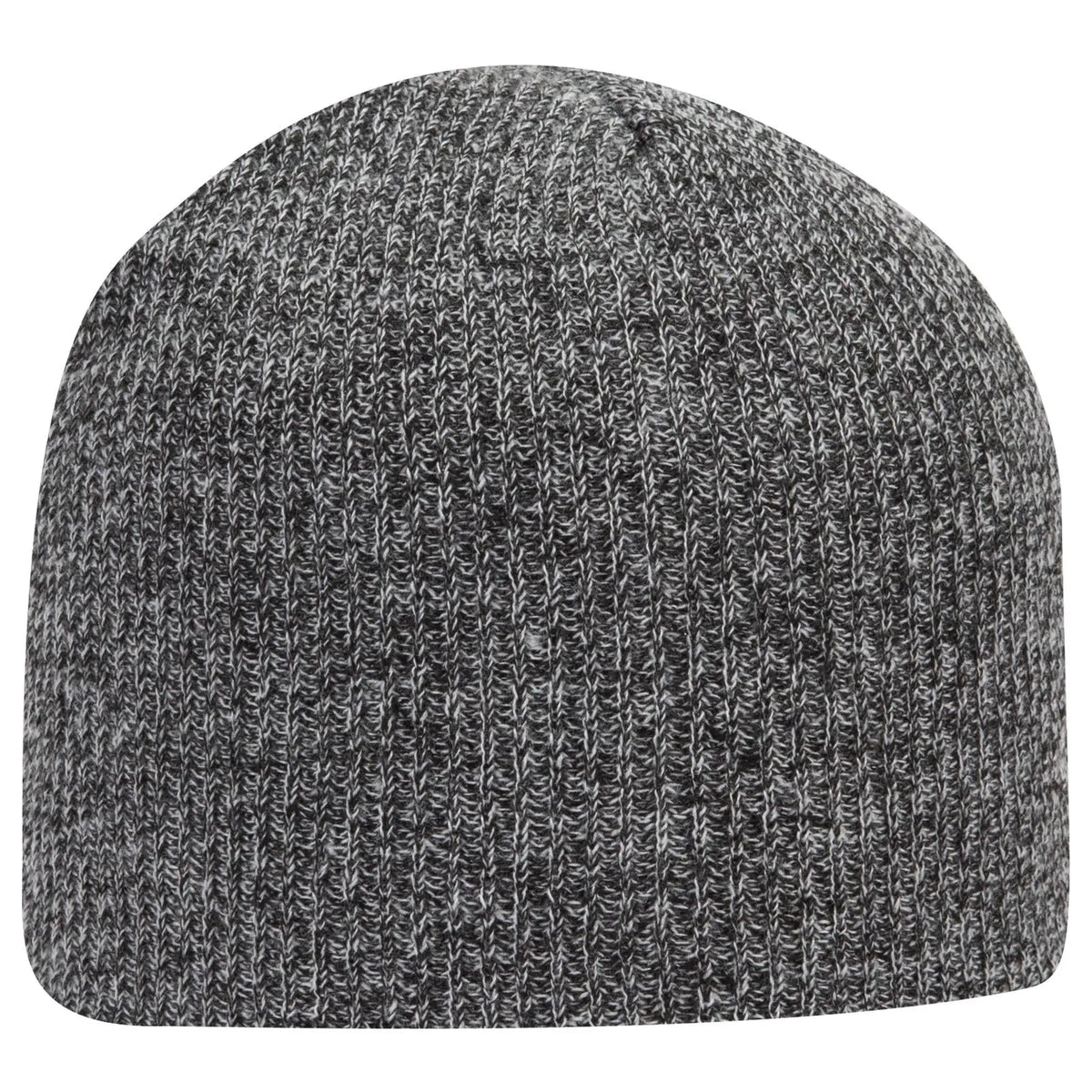 Otto 82-1173 9 1/2’’ Premium Rib Knit Beanie - Blk/wht