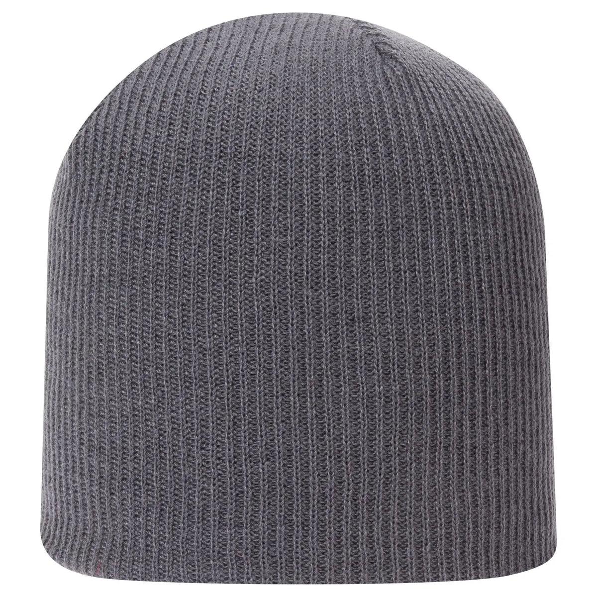 Otto 82-1173 9 1/2’’ Premium Rib Knit Beanie - Char. Gray - 6 - 7 5/8’’