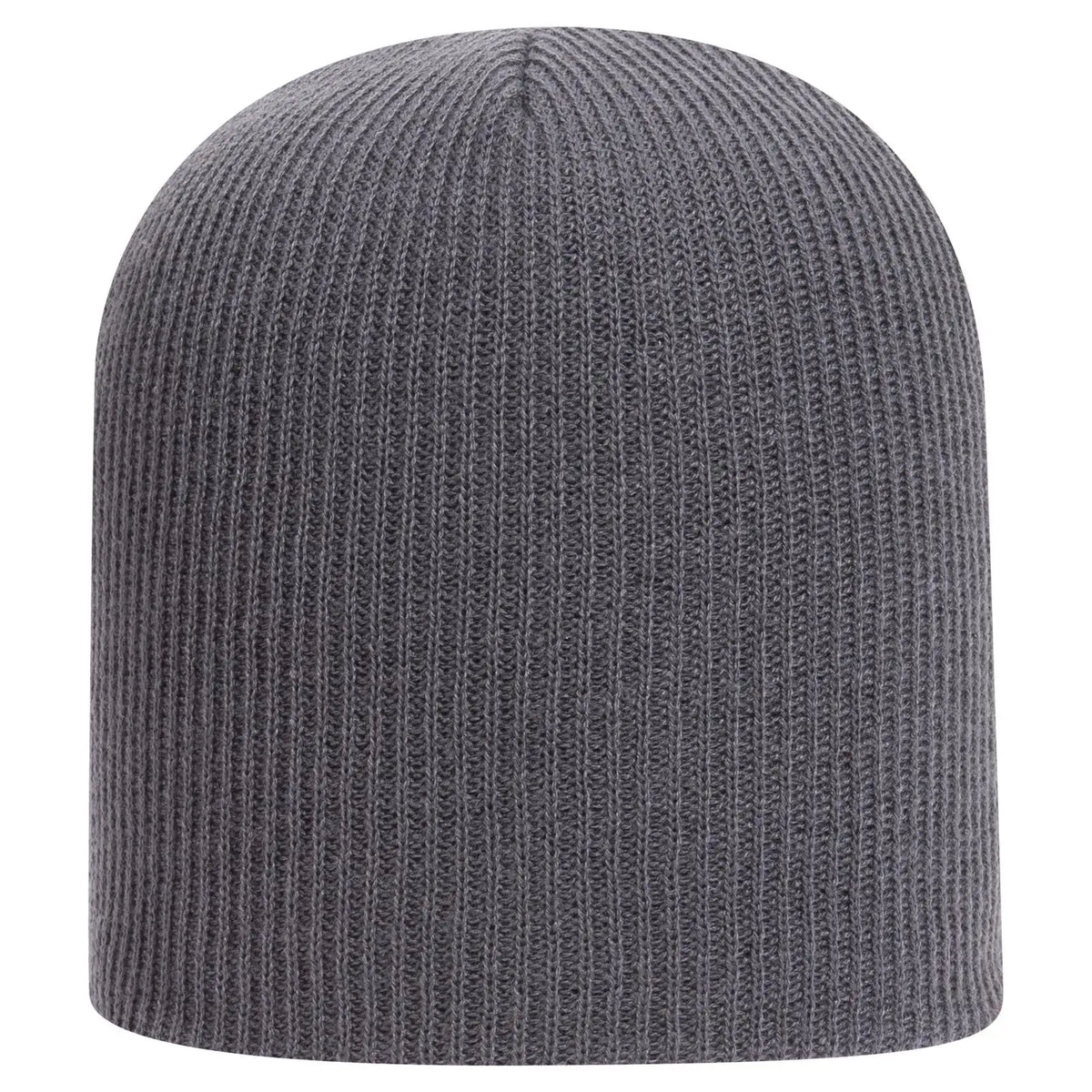 Otto 82-1173 9 1/2’’ Premium Rib Knit Beanie - Char. Gray - 6 - 7 5/8’’