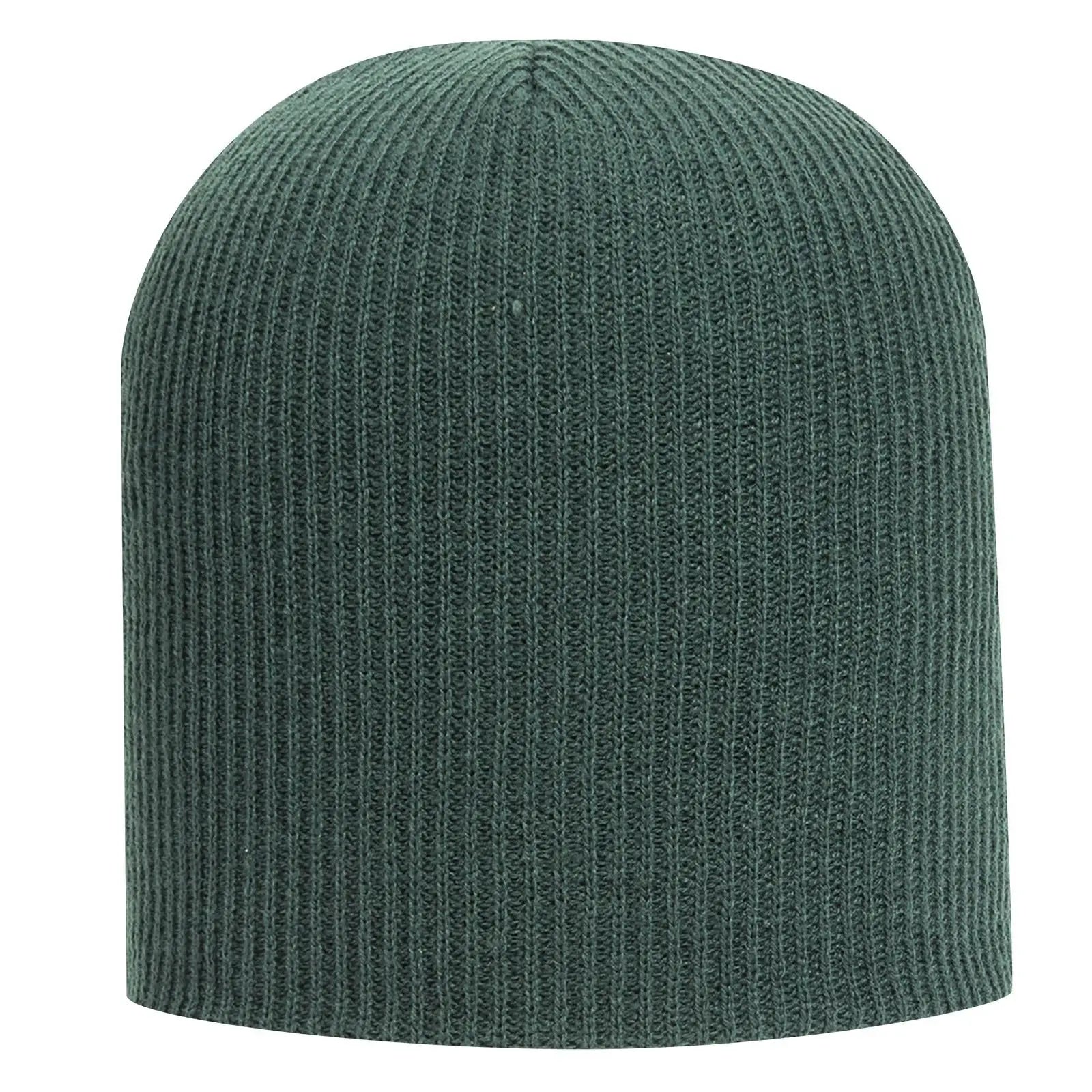 Otto 82-1173 9 1/2’’ Premium Rib Knit Beanie - Dk. Green