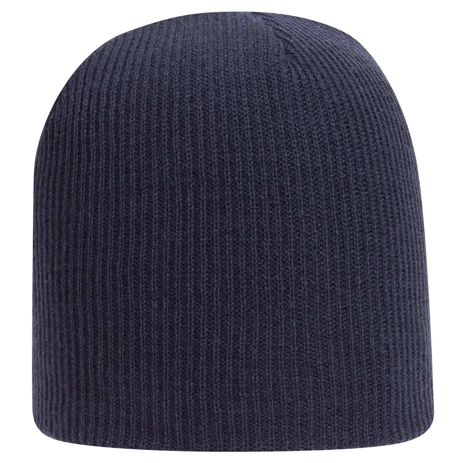 Otto 82-1173 9 1/2’’ Premium Rib Knit Beanie - Navy