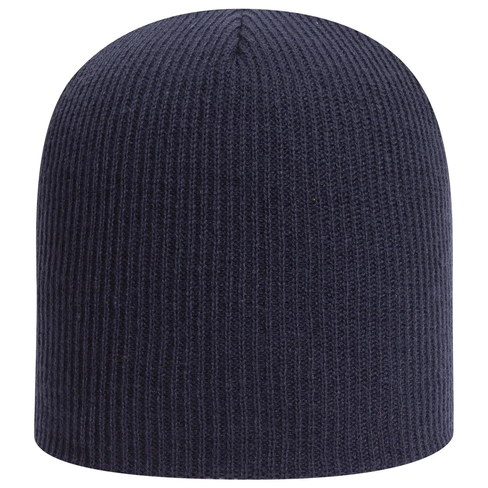 Otto 82-1173 9 1/2’’ Premium Rib Knit Beanie - Navy