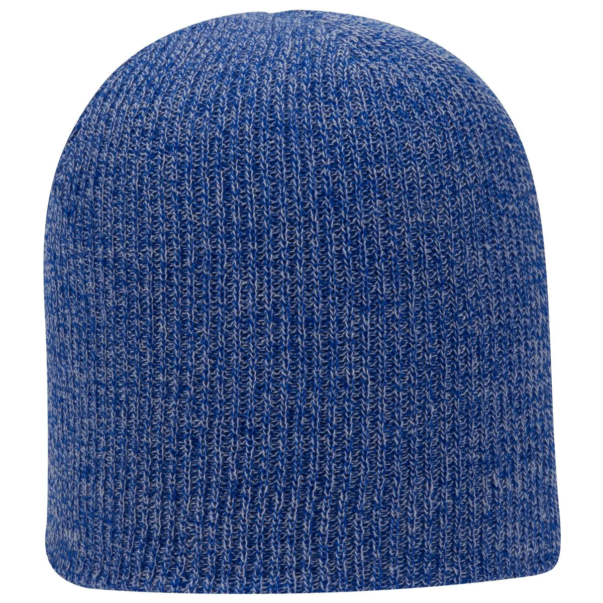 Otto 82-1173 9 1/2’’ Premium Rib Knit Beanie - Ryl/wht - 6 - 7 5/8’’