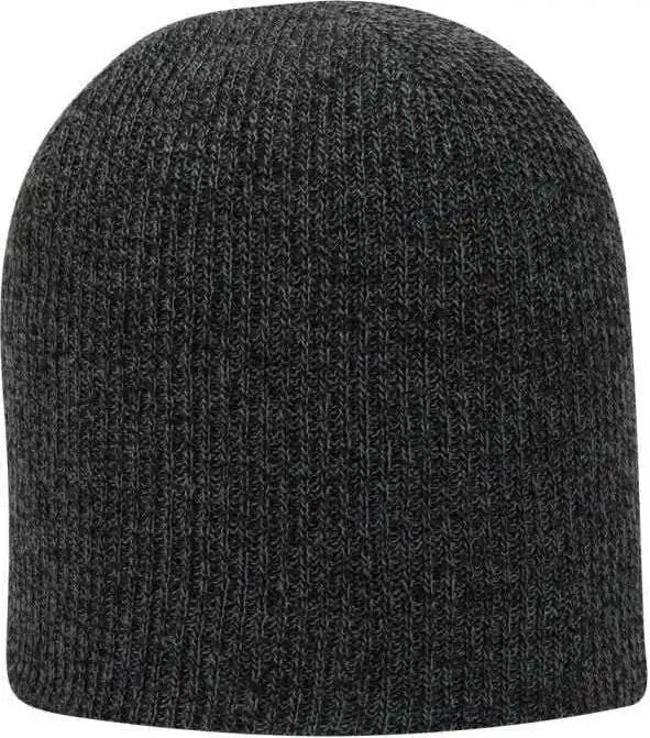 Otto 82 1173 Super Soft Acrylic Knit Beanie Black Charcoal Dark Gray / one Size Fits Most