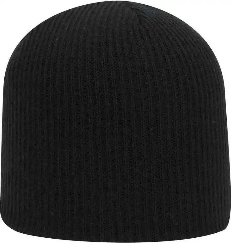 Otto 82-1173 Super Soft Acrylic Knit Beanie - Black - one Size Fits Most