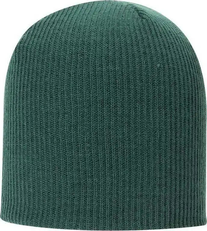 Otto 82-1173 Super Soft Acrylic Knit Beanie - Dark Green - Forest / one Size Fits Most