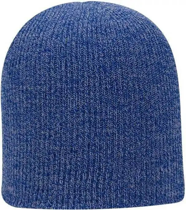 Otto 82-1173 Super Soft Acrylic Knit Beanie - Royal White - one Size Fits Most