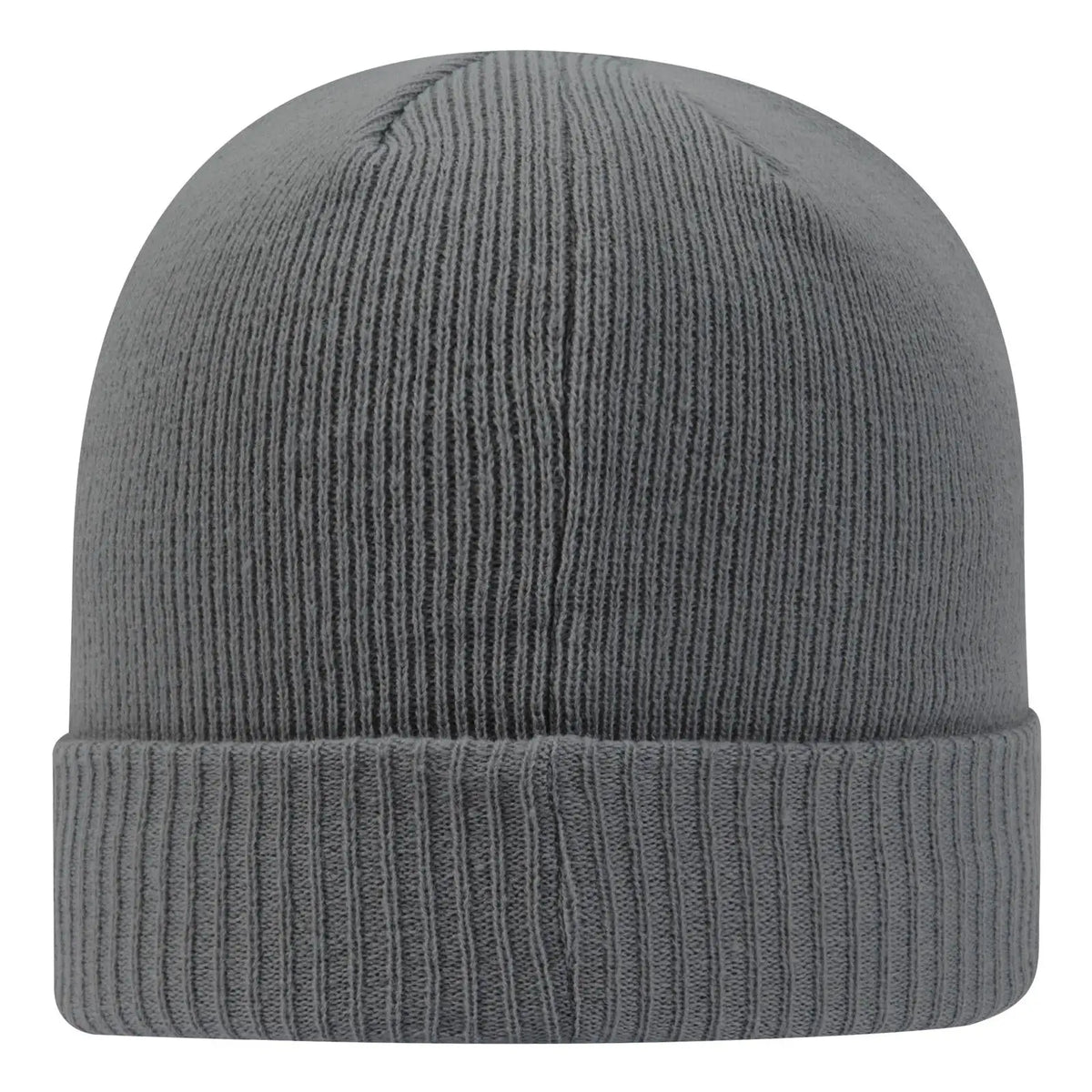 Otto 82-1238 12’’ Classic Knit Beanie W/ Rib Cuff - Char. Gray - 6 1/2’’ - 7 5/8’’