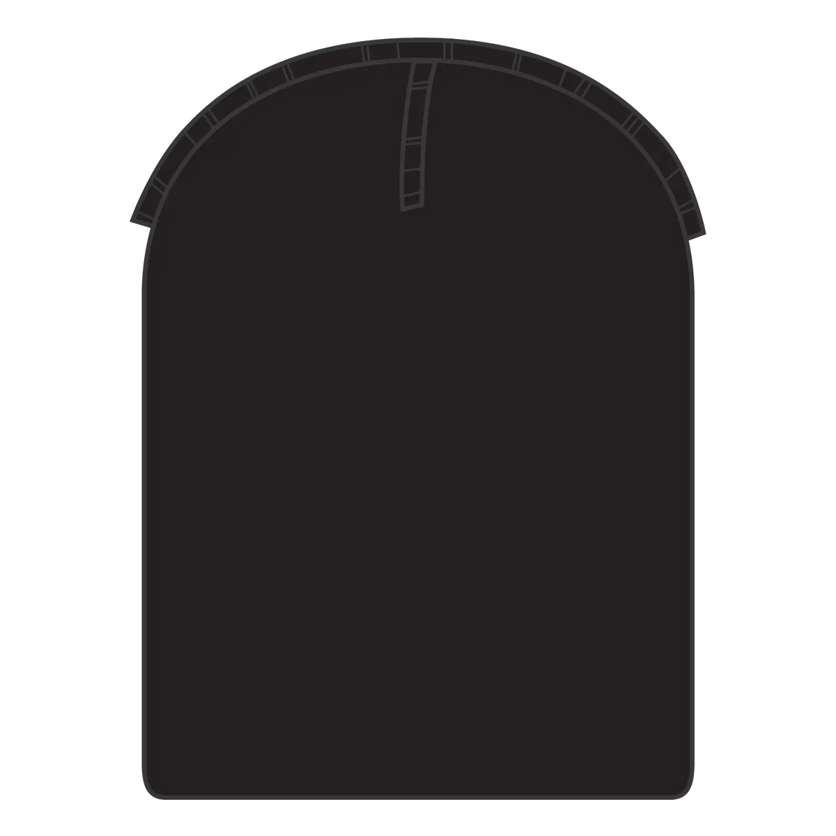 Otto 82-1317 9’’ Classic Knit Beanie W/ Inside Fleece Lining - Black - 6 1/2’’ - 7 5/8’’