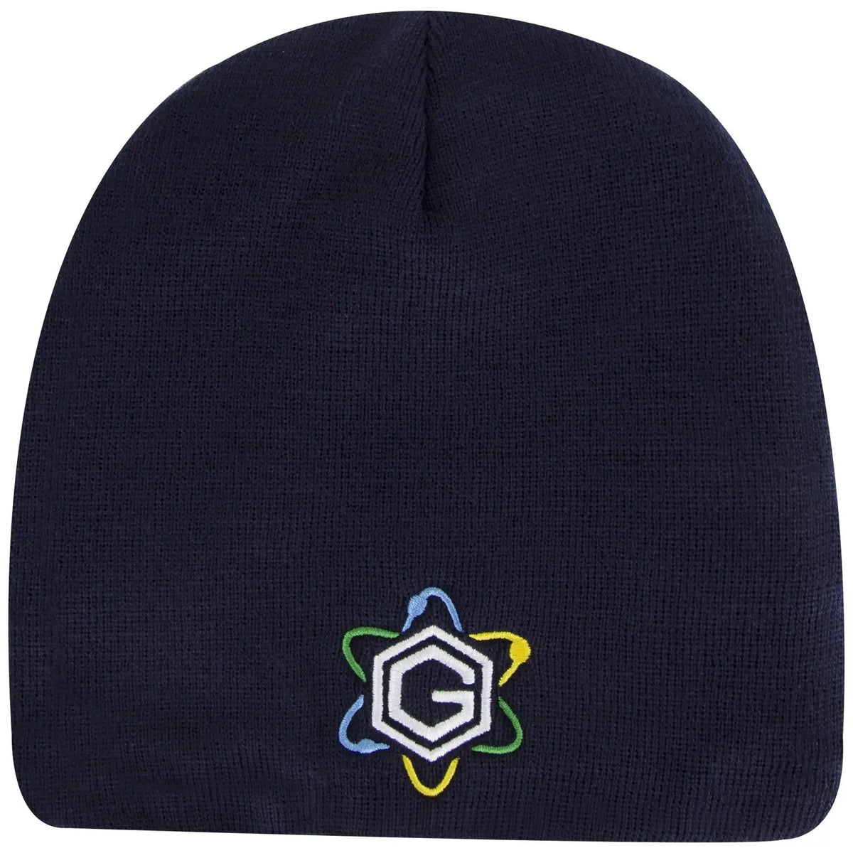 Otto 82-1317 9’’ Classic Knit Beanie W/ Inside Fleece Lining - Navy - 6 1/2’’ - 7 5/8’’