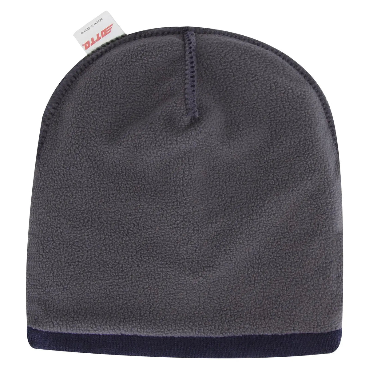 Otto 82-1317 9’’ Classic Knit Beanie W/ Inside Fleece Lining - Navy - 6 1/2’’ - 7 5/8’’