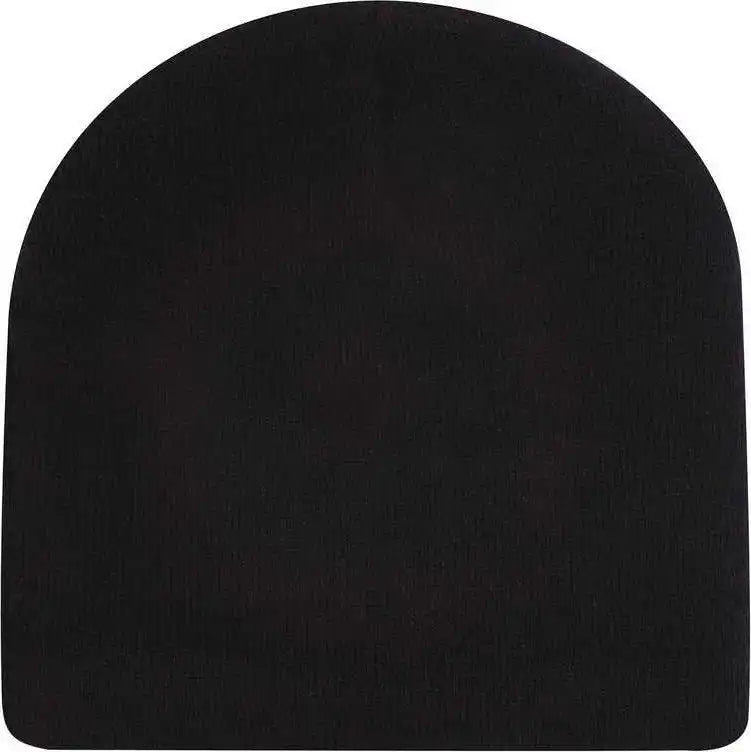 Otto 82-1317 9 Classic Knit Beanie with Inside Fleece Lining - Black - one Size Fits Most