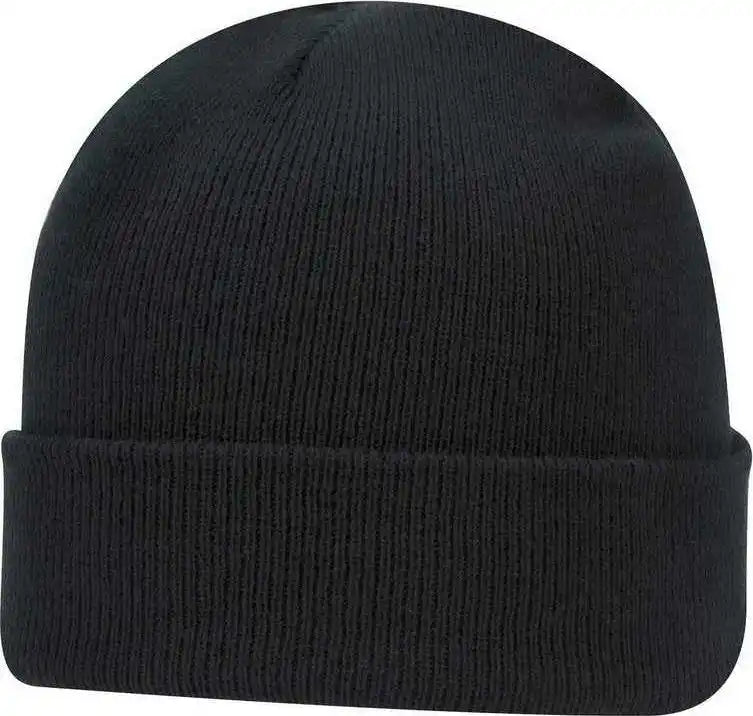 Otto 82 404 100% Acrylic Knit Beanie Cap 12 Black / one Size Fits Most