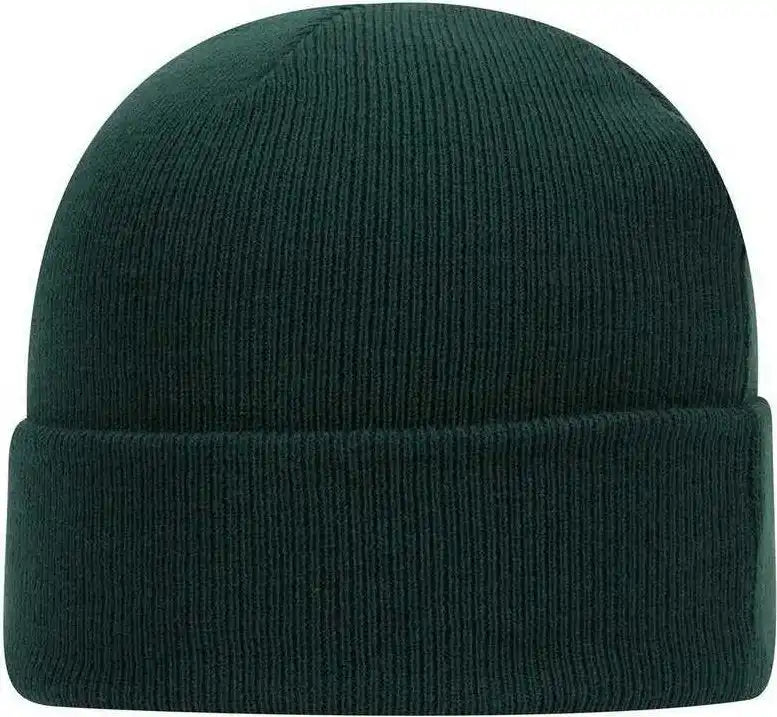 Otto 82-404 100% Acrylic Knit Beanie Cap 12 - Dark Green - Forest / one Size Fits Most
