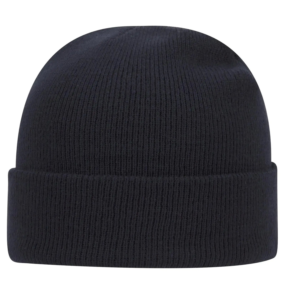 Otto 82-404 12’’ Classic Knit Beanie W/ Cuff - Navy - 6 1/2’’ - 7 5/8’’
