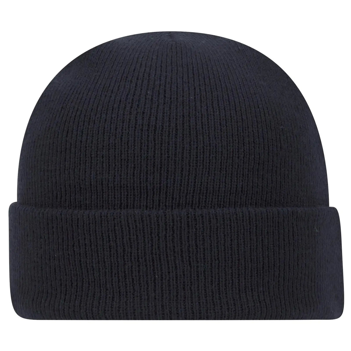 Otto 82-404 12’’ Classic Knit Beanie W/ Cuff - Navy - 6 1/2’’ - 7 5/8’’