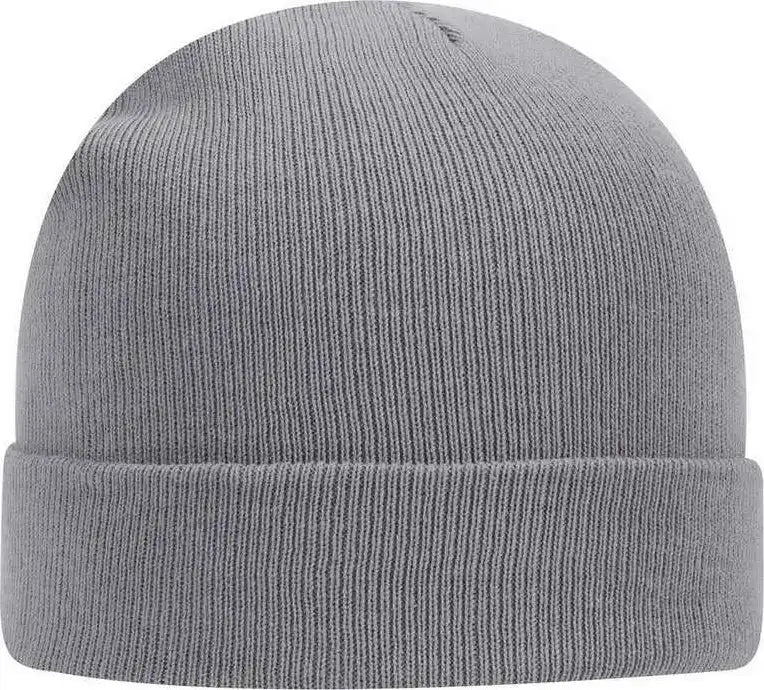 Otto 82-480 12 Classic Knit Beanie W/ Cuff - Gray - one Size Fits Most