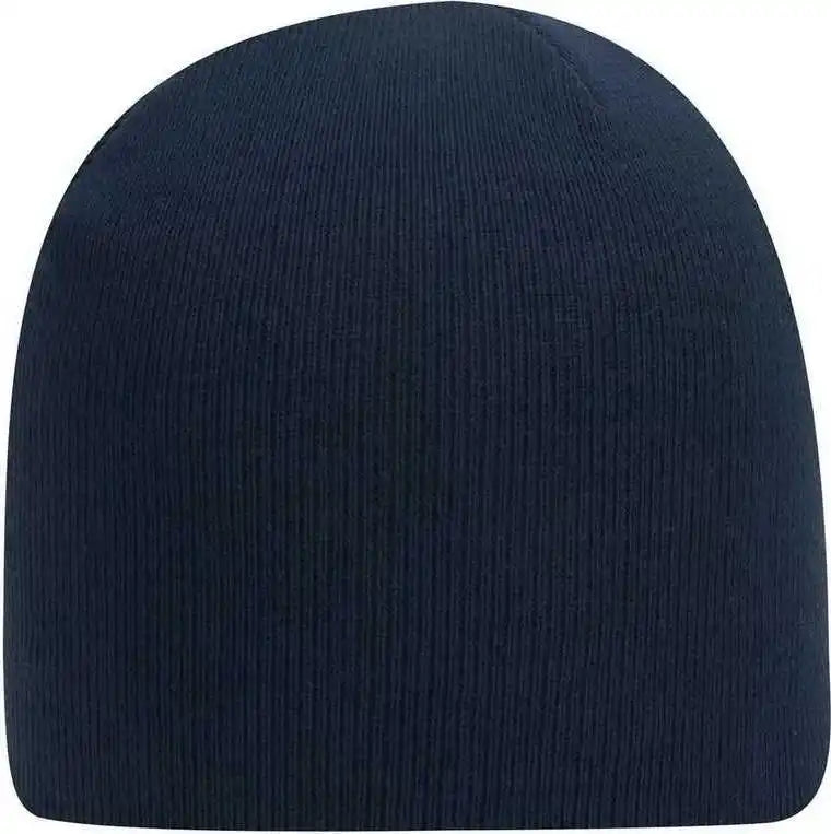 Otto 82-481 60% Cotton/40% Acrylic Superior Cotton Knit Beanie 9 - Navy - one Size Fits Most