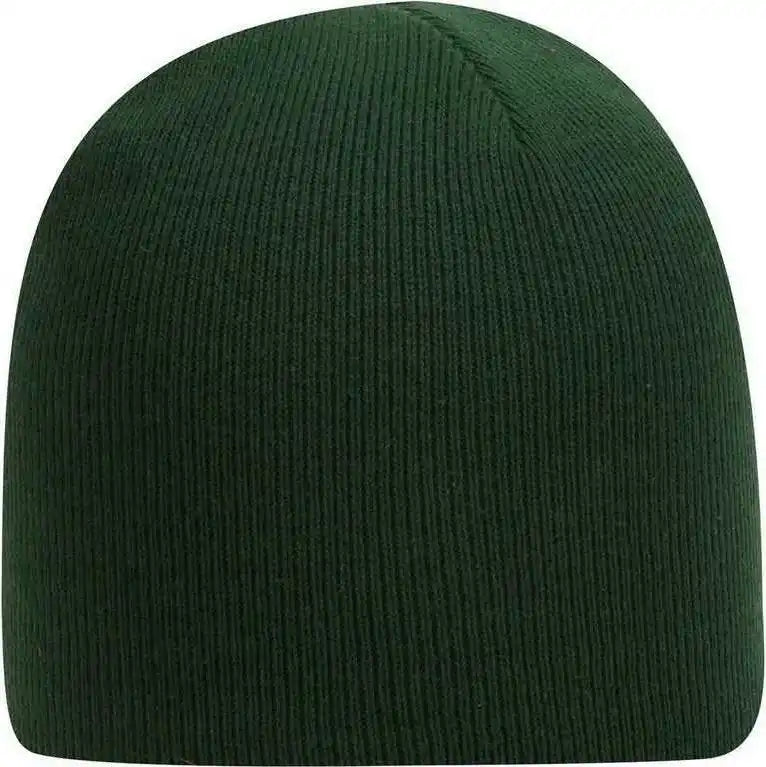 Otto 82-481 60% Cotton/40% Acrylic Superior Cotton Knit Beanie 9 - Dark Green - Forest / one Size Fits Most