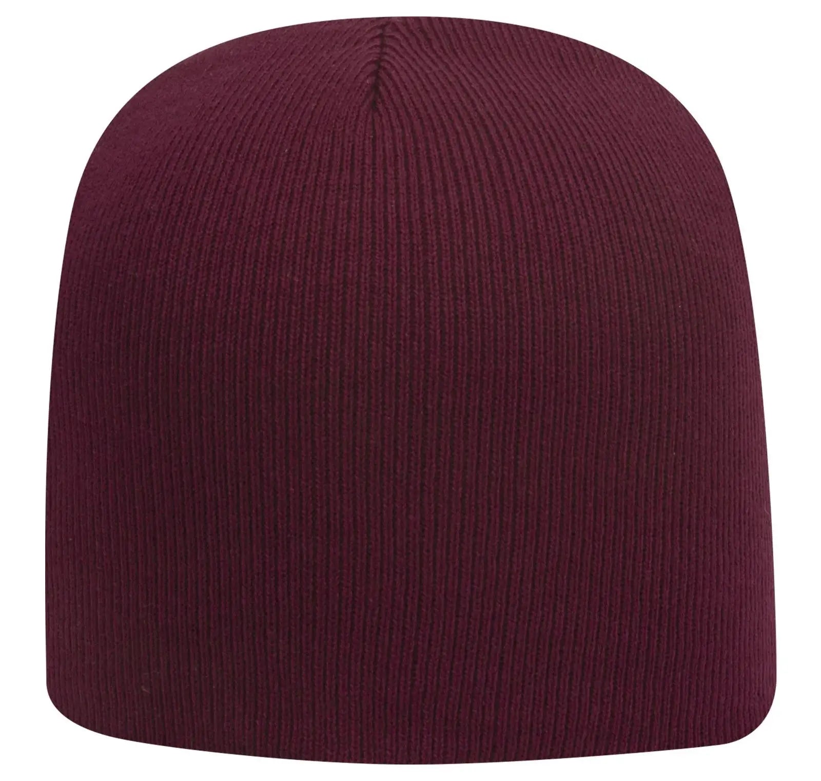 Otto 82-481 9’’ Classic Knit Beanie - Maroon - 6 1/2’’ - 7 5/8’’