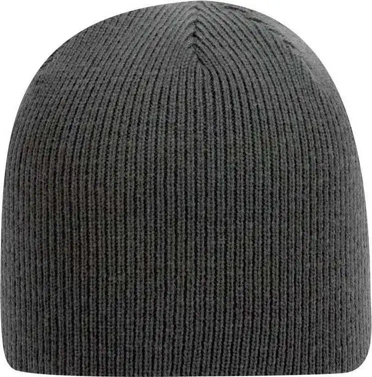 Otto 82 970 100% Acrylic Knit Beanie 8 1/2 Charcoal Gray Dark / one Size Fits Most