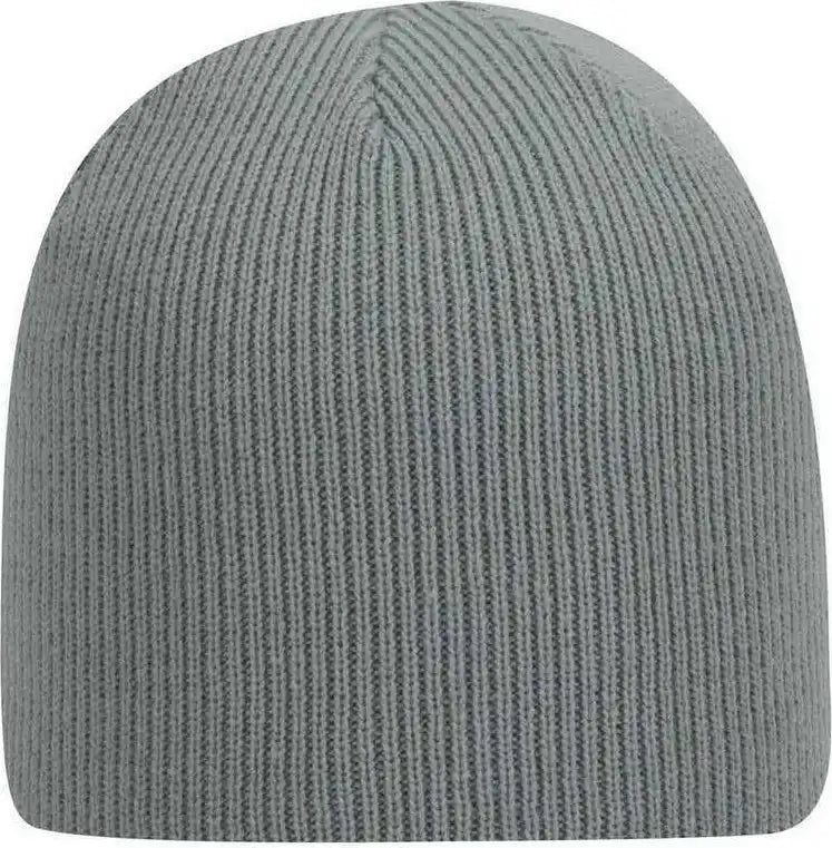 Otto 82 970 100% Acrylic Knit Beanie 8 1/2 Gray / one Size Fits Most