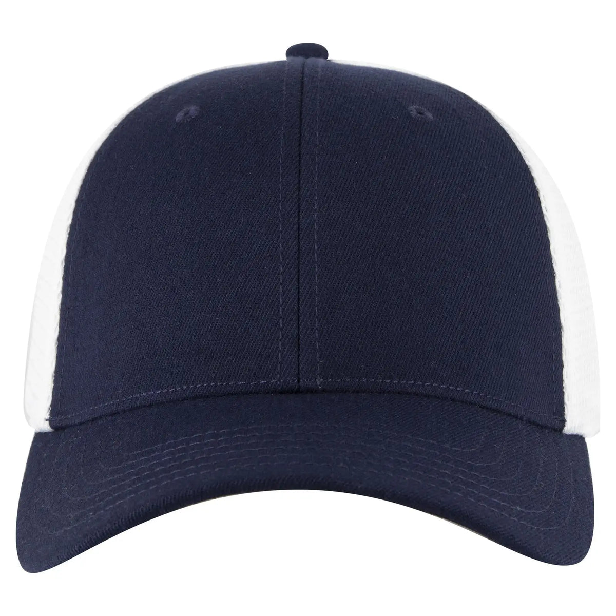 Otto 83-1 ?Otto Comfy Fit’ 6 Panel Low Profile Mesh Back Trucker Cap - Nvy/wht - 7 3/8’’ - 5/8’’