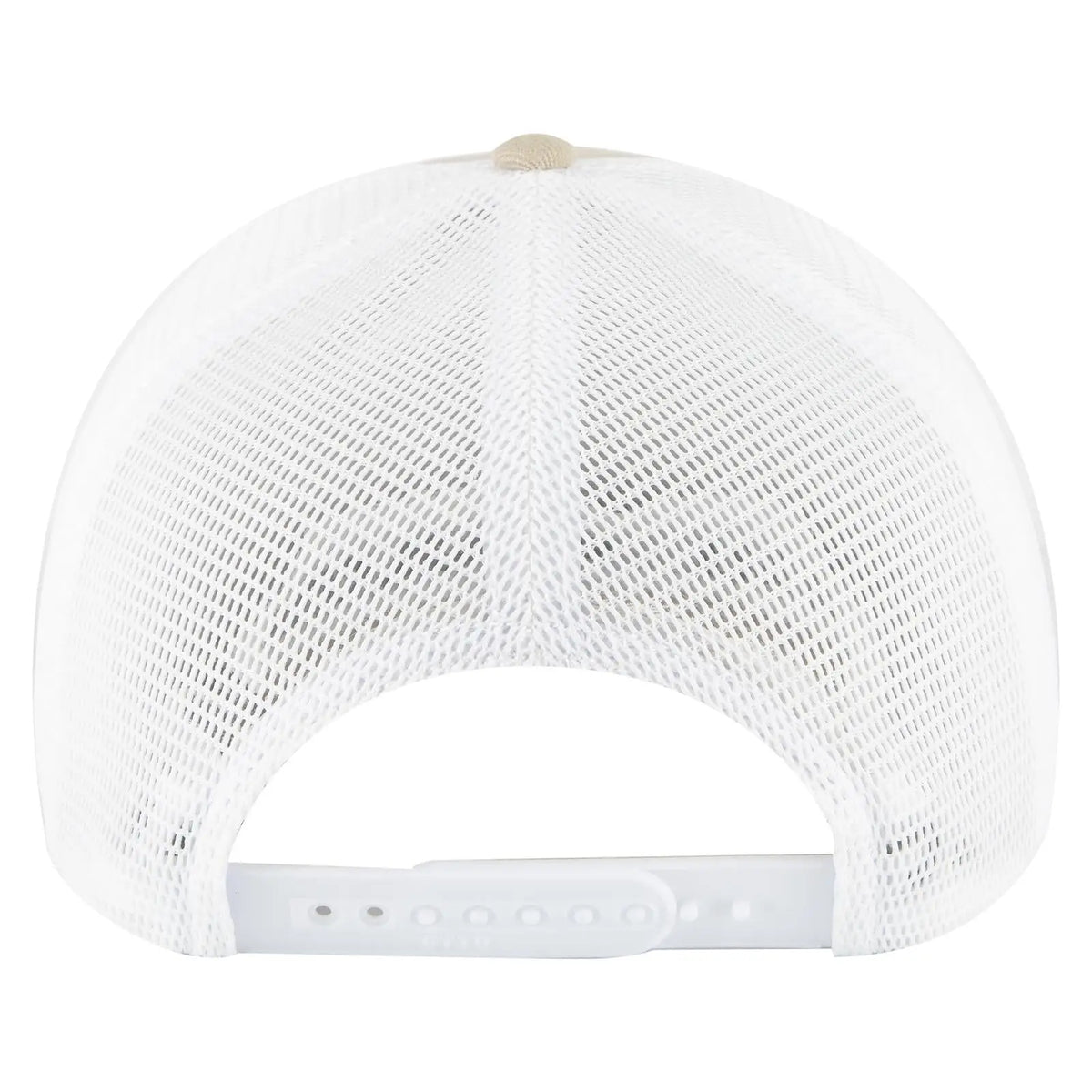 Otto 83-1 ?Otto Comfy Fit’ 6 Panel Low Profile Mesh Back Trucker Cap - Kha/wht - 7 3/8’’ - 5/8’’